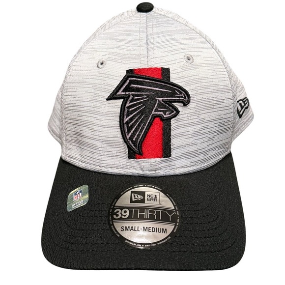 Other - Atlanta Falcons Hat Size S/M Gray Black New Era NFL Training 39THIRTY Fitted NEW